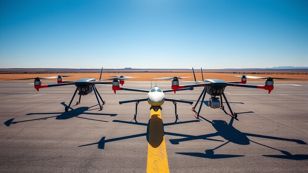 drone size and usage