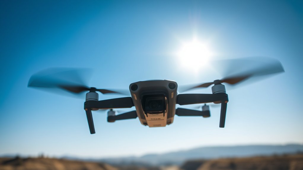 drone sound frequency dynamics