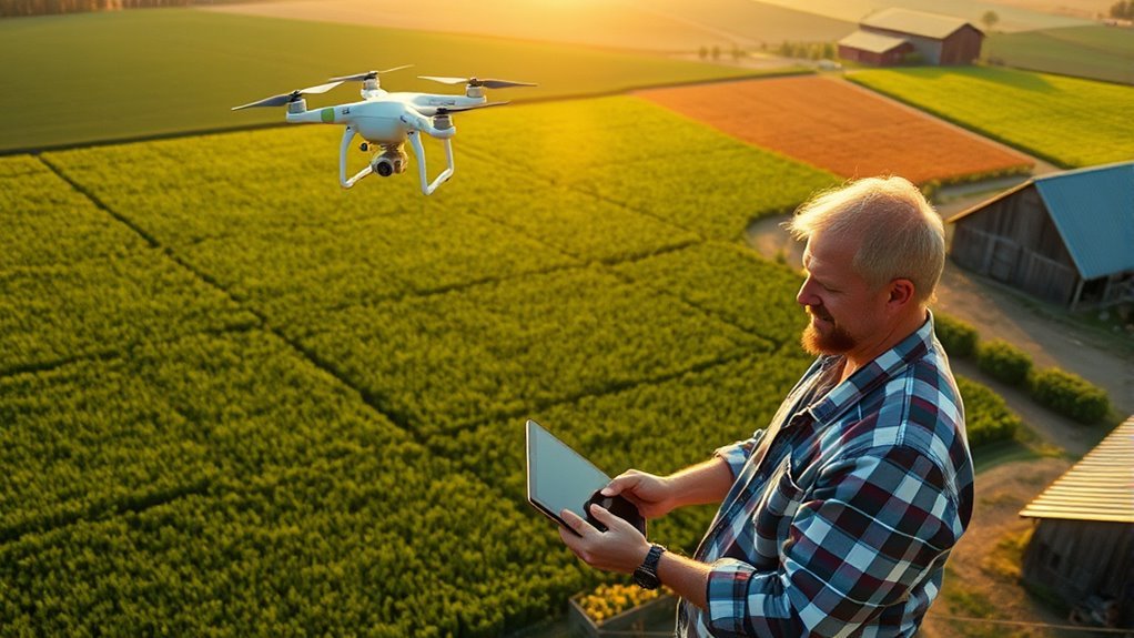drone technology enhances farming