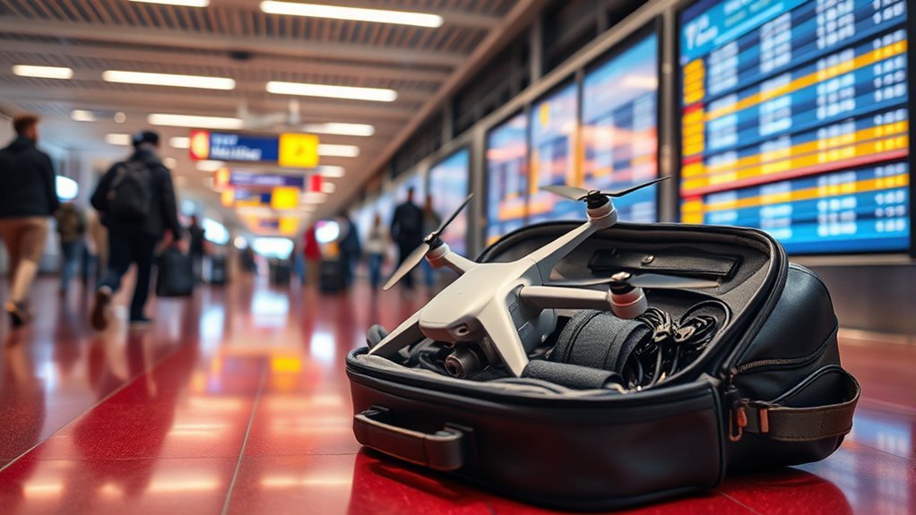 drone travel regulations awareness