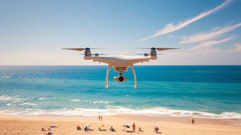 drones allowed at beach