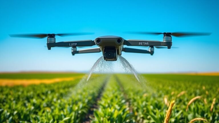 drones applying agricultural chemicals