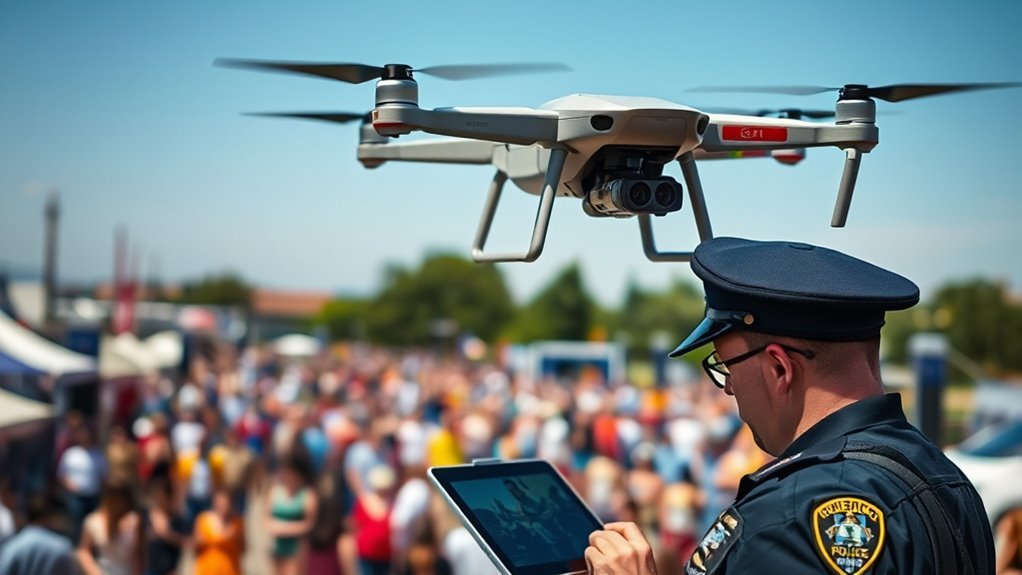 drones enhance crowd safety