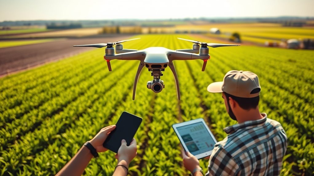 drones enhancing agricultural monitoring