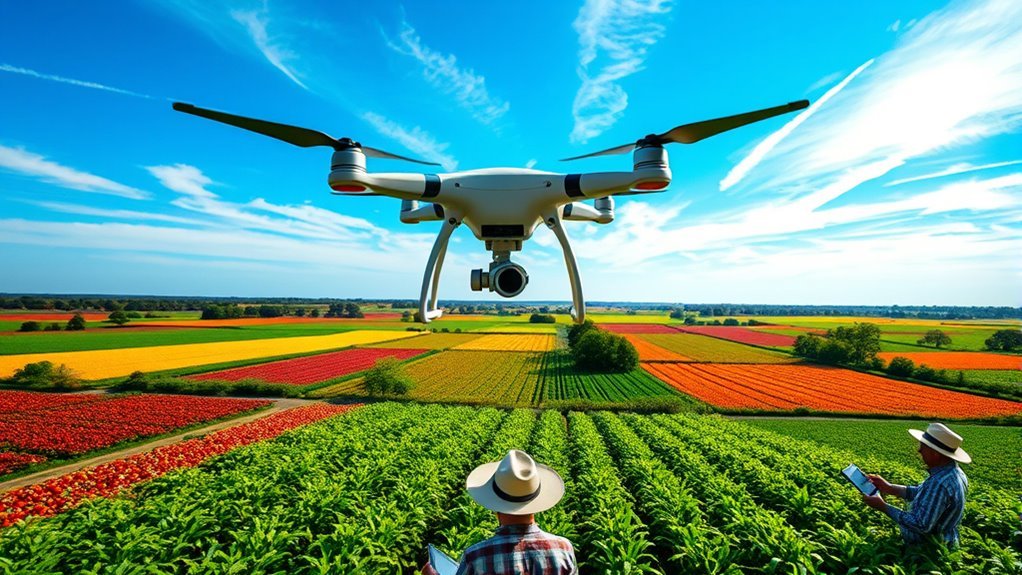 drones enhancing agricultural productivity