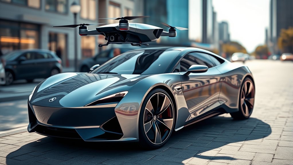 drones enhancing automotive navigation