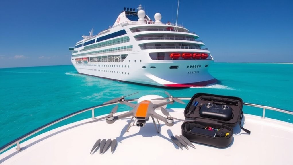 drones on cruise ships