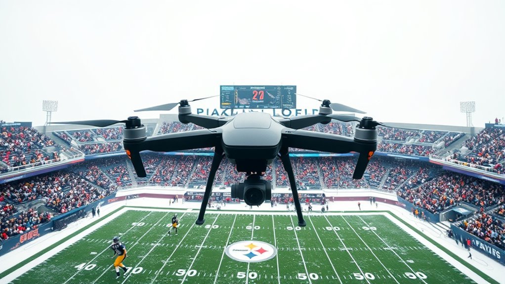 drones revolutionizing sports broadcasting