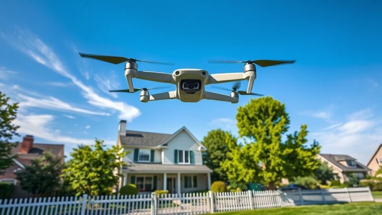 drones surveilling residential areas