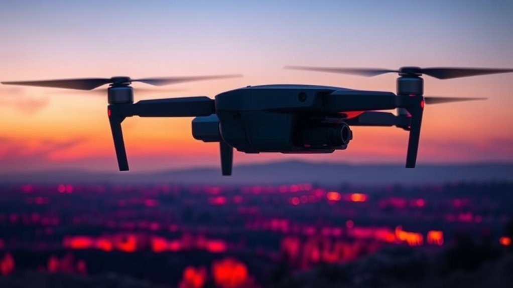 dual camera thermal imaging drone