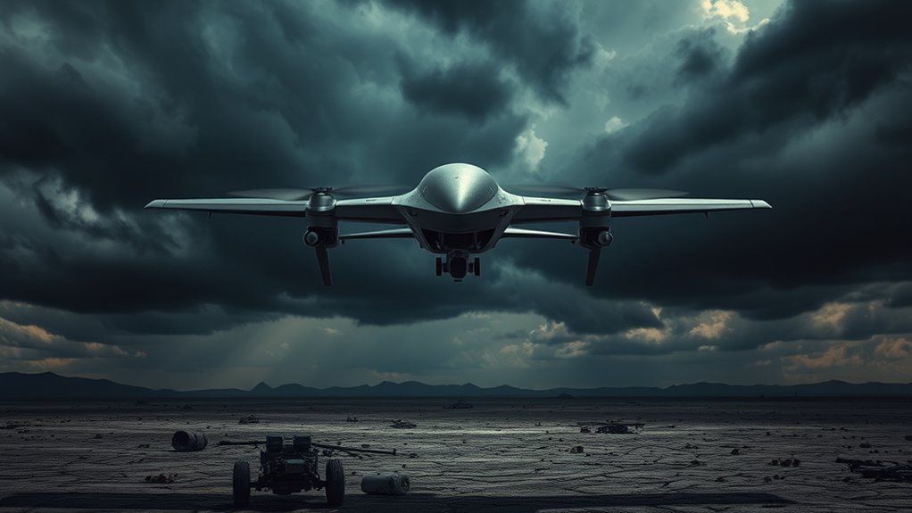 dystopian humor and conflict