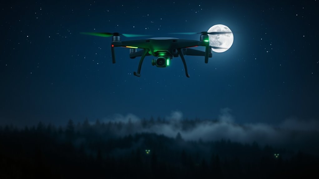 enhanced low light drone imaging