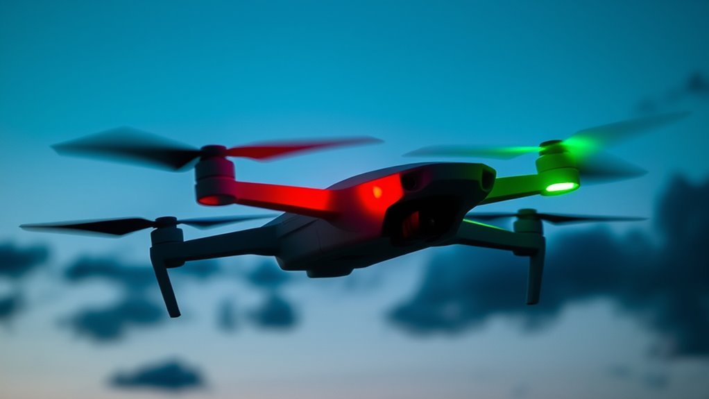 enhanced visibility for drones