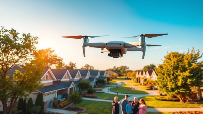 fly drone legally neighborhood