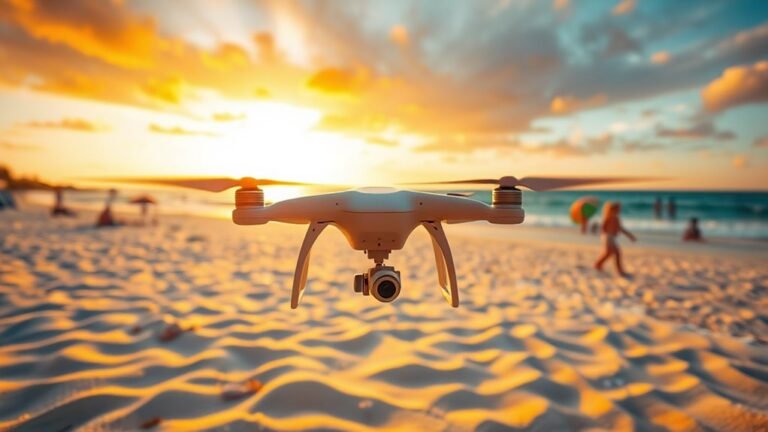 fly drones legally beach