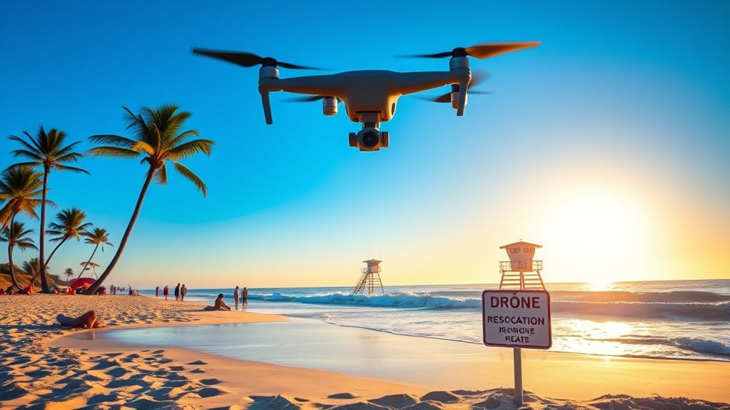 fly drones legally beaches