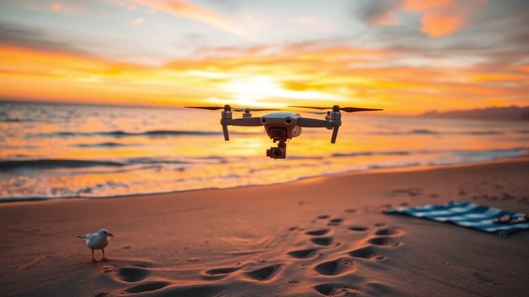 flying drones at beaches