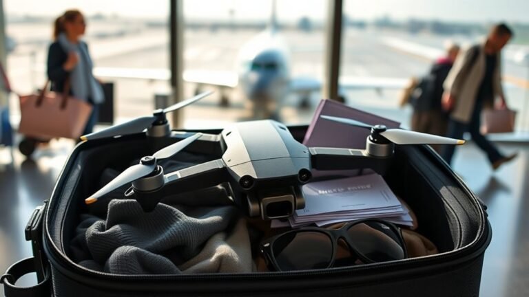 flying drones on planes