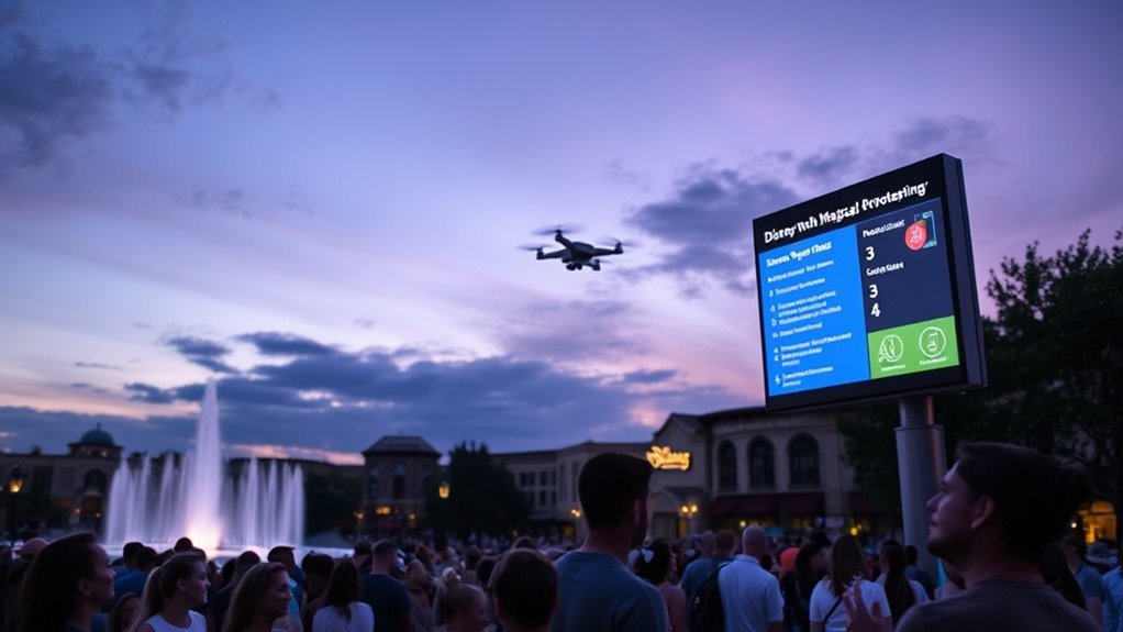 follow disney springs social media