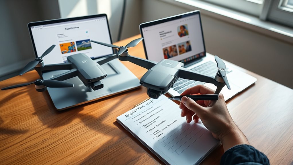 gather drone registration information