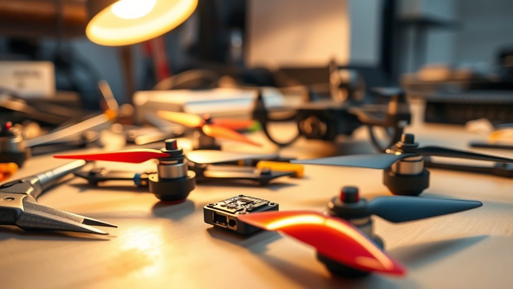 gather materials for drone