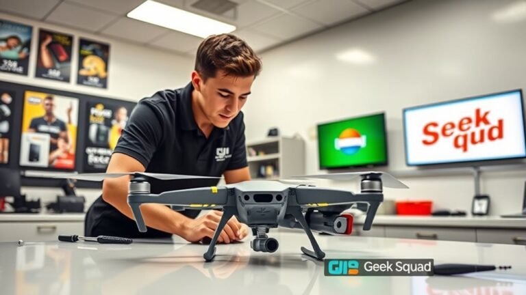 geek squad dji drone repair