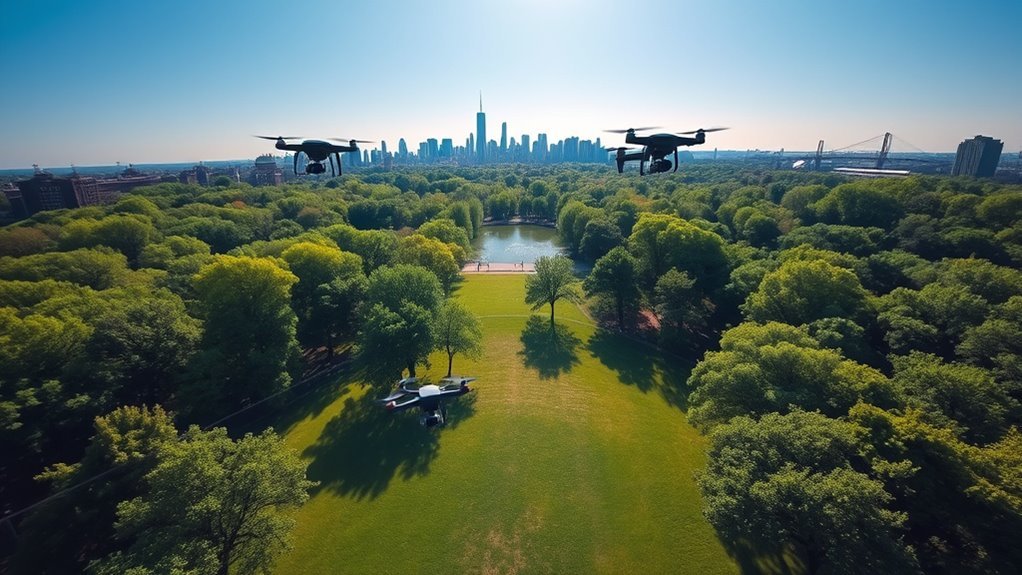 ideal nyc parks for drones