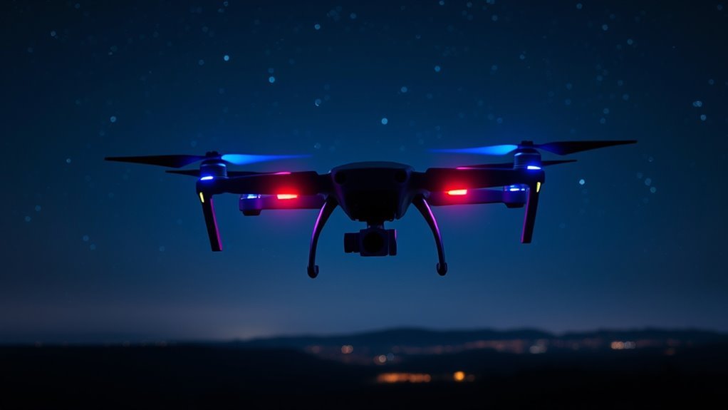 illuminated hovering sleek device