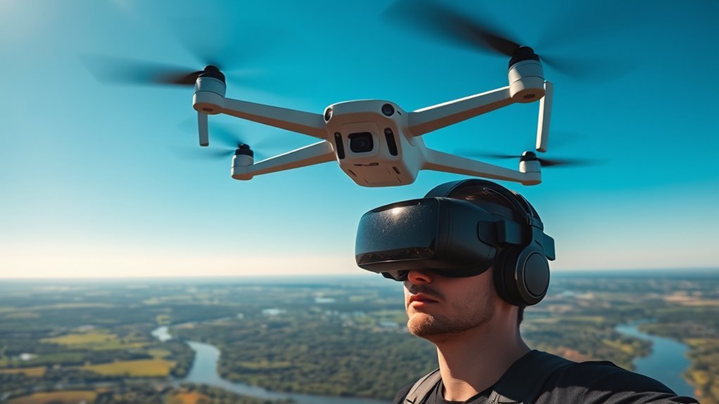 immersive drone flight experience