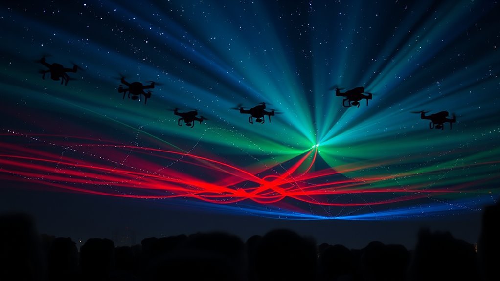 impressive light show capabilities
