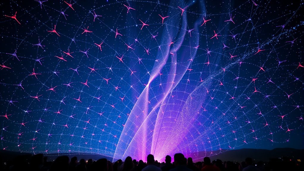 innovative aerial light shows