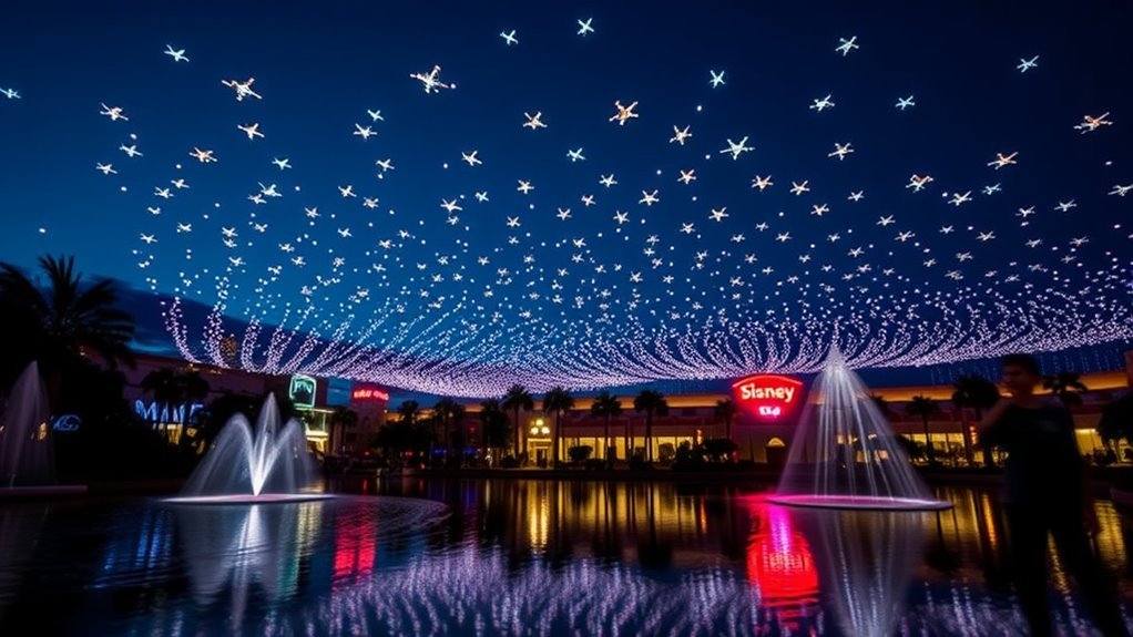 innovative drone aerial displays