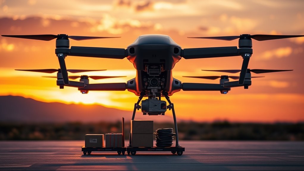 large drone weight specifications