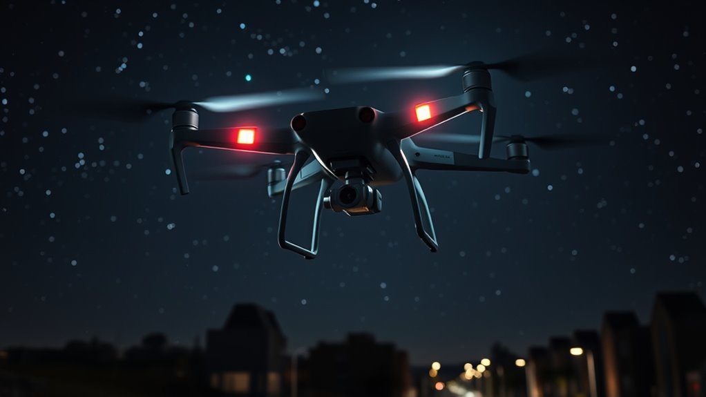 led lights enhance night surveillance