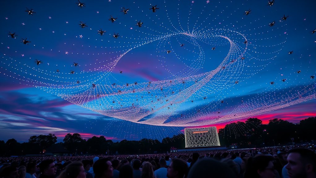 meticulous drone show planning