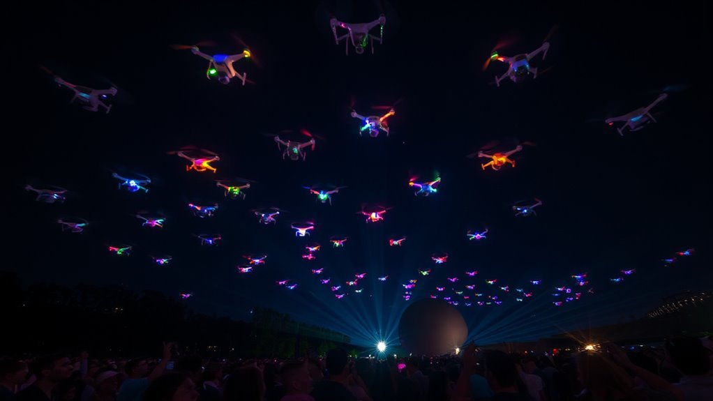 meticulous drone show programming