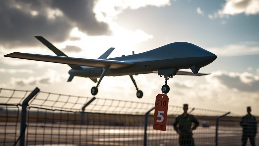 military drone cost variations