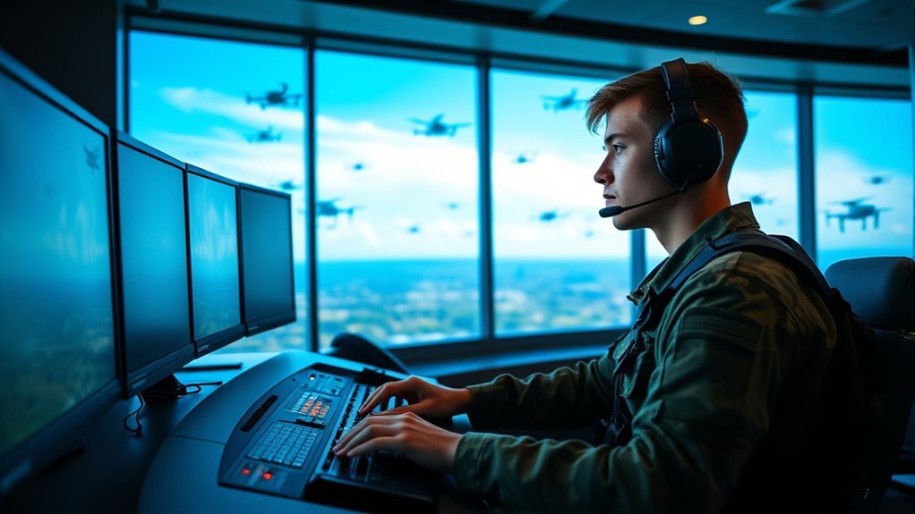 military drone pilot training