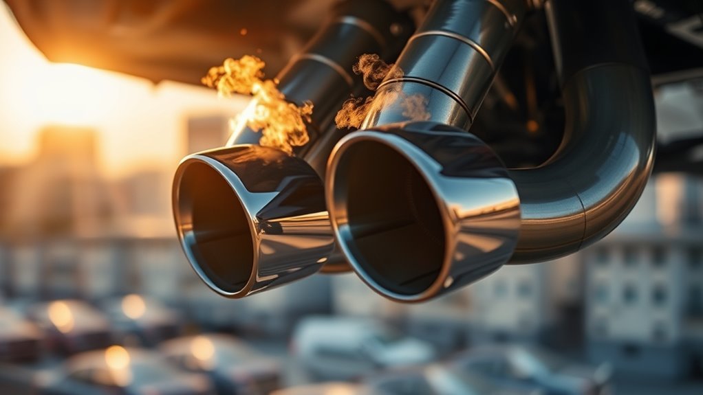 minimizing intrusive exhaust noise