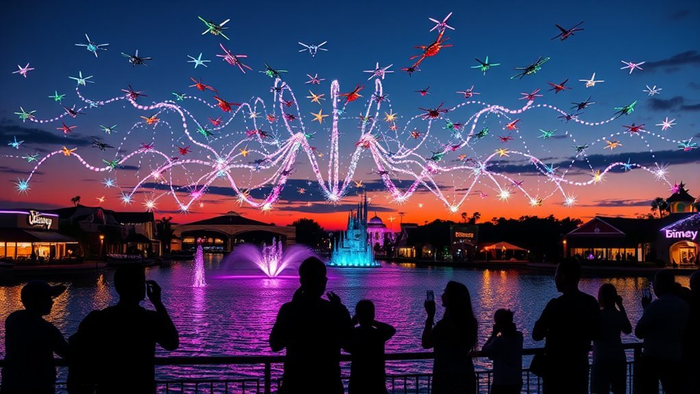 nightly drone show experience