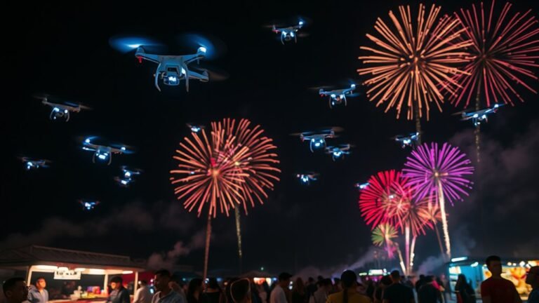 nighttime drone activity reasons
