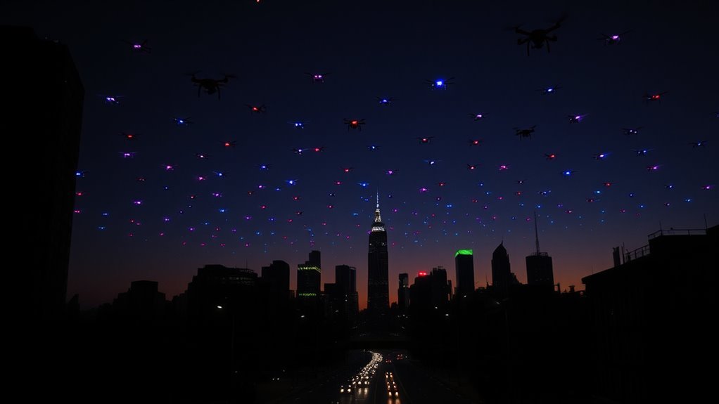 nighttime drone activity reasons
