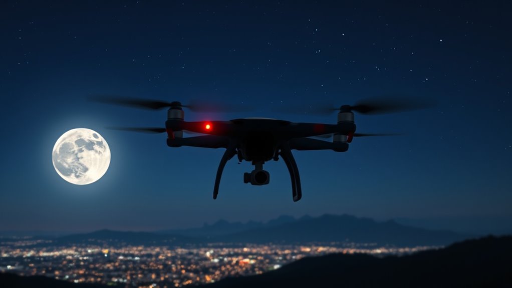 nighttime drone flight regulations