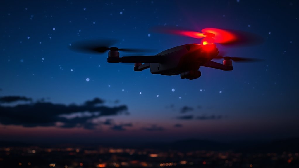 nighttime drone flight regulations