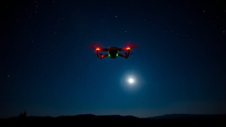 nighttime drone flight regulations