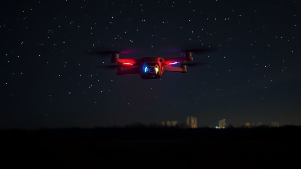 nighttime drone flight regulations