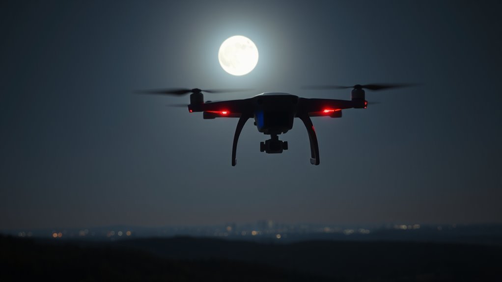 nighttime drone flight safety