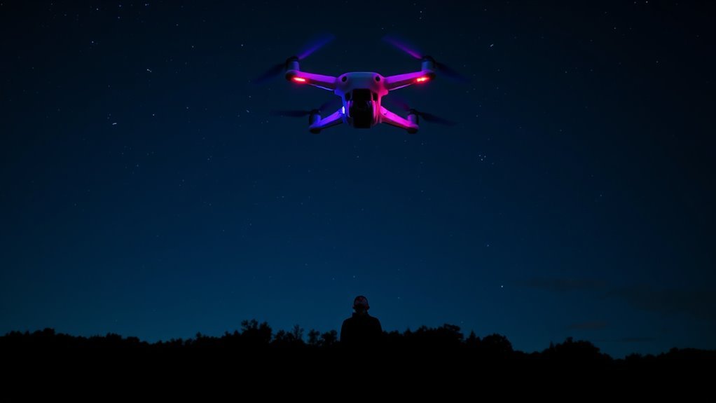 nighttime drone flying regulations