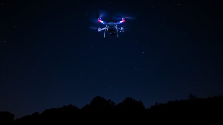 nighttime drone observation tips