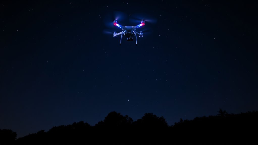 nighttime drone observation tips